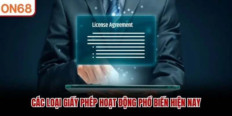 Các loại giấy phép hoạt động phổ biến hiện nay