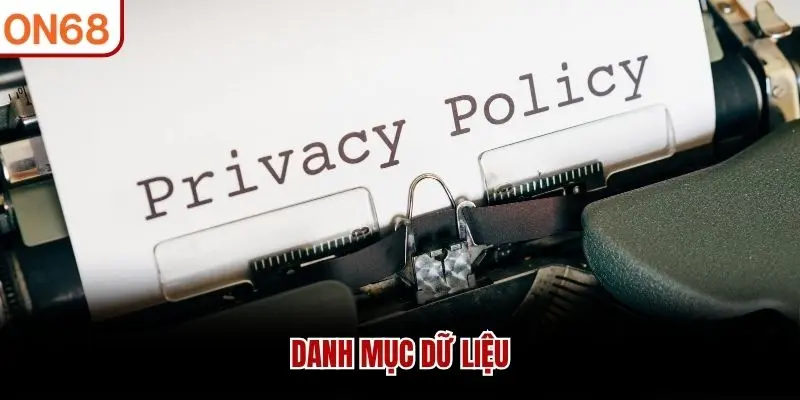 Danh mục dữ liệu 